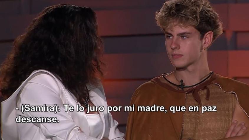 Samira le susurró un crudo consejo a Diego por Ignacia Michelson: "Te lo juro por mi madre"