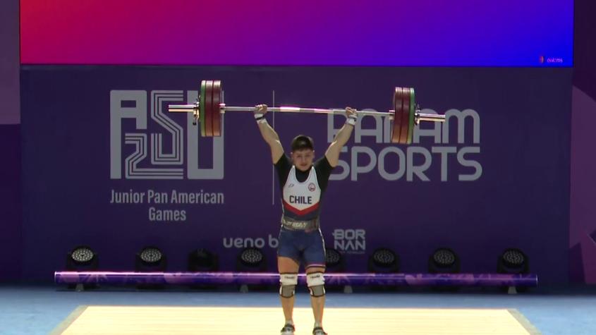 Chilenos en ASU 2025: Tras levantar 120 kilos en arranque y 150 en envión ¡Benjamín Riquelme aseguró su medalla de bronce!