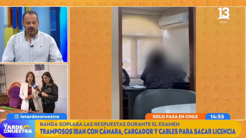 Full tecnología: los increíbles aparatos con los que banda "ayudaba" a dar la prueba de manejo en Quilicura