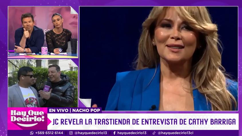 “¿Sentiste que hubo un mea culpa?": la tajante respuesta de Julio César Rodríguez tras entrevistar a Cathy Barriga