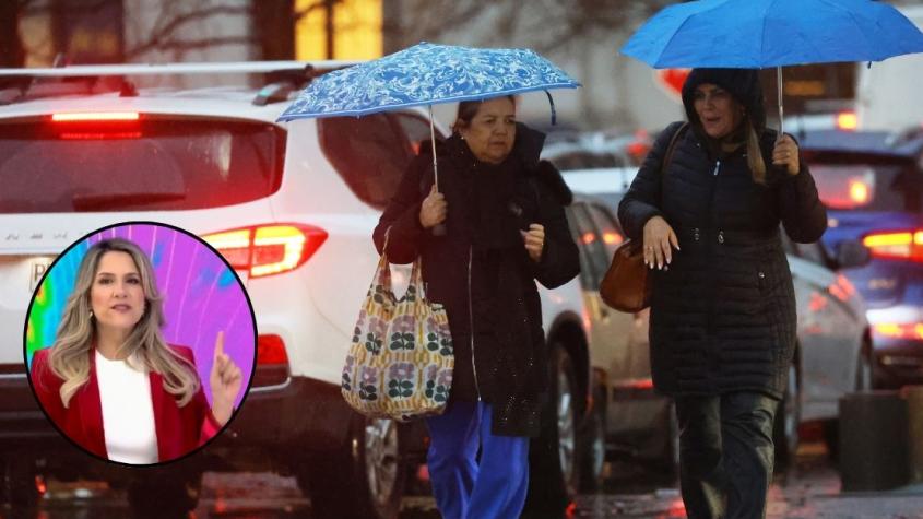 "Medio Chile con lluvia": Michelle Adam anuncia precipitaciones para la próxima semana