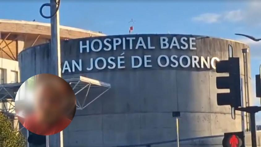 Agresor del trabajador TEA del Hospital de Osorno envió insólito mensaje a la víctima: "Me tomé la patudez de escribirte..."