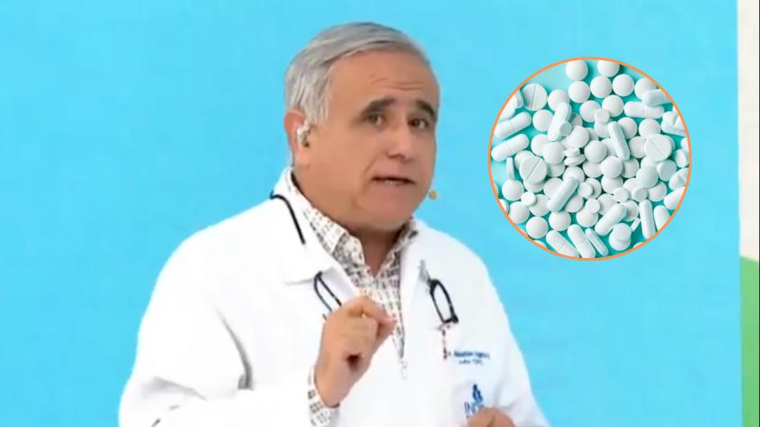 Doctor Ugarte advierte sobre los riesgos del uso excesivo de paracetamol: "Ojo, que si usted toma..."