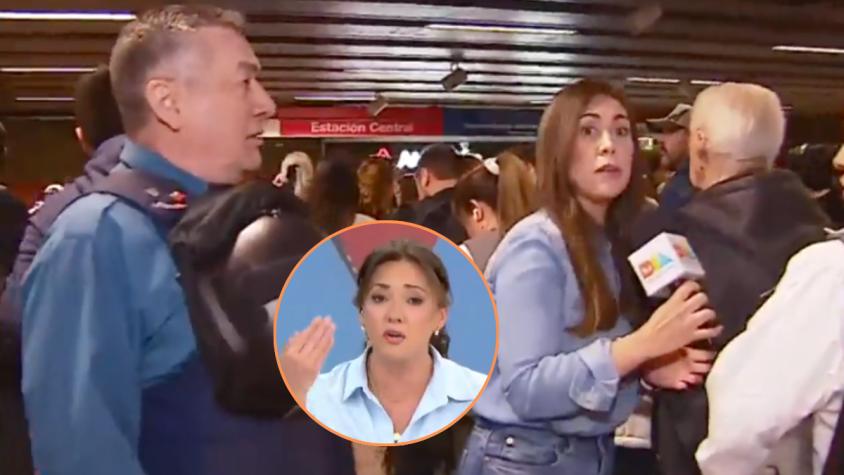 Priscilla Vargas reaccionó cuando personal del Metro echó a equipo de Tu Día: "Mientras tengan la misma agilidad para..."