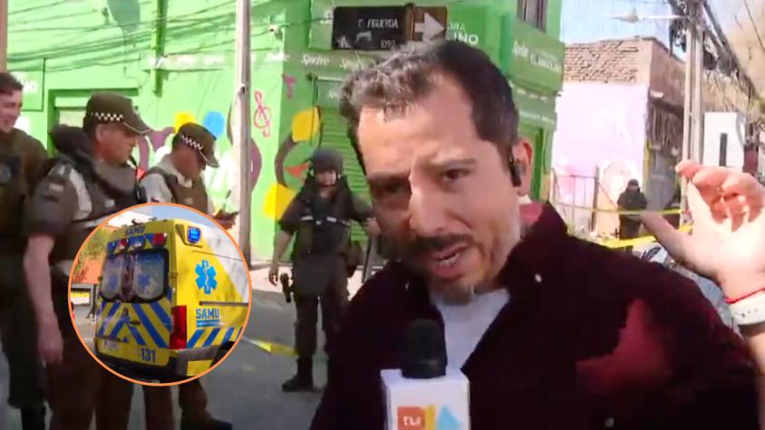 Disparan a hombre con escopeta en plena vía pública en Santiago: víctima habría estado orinando en la calle