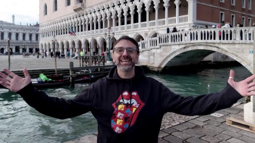 Siempre hay un chileno llega a Venecia: "Fuimos más allá de los canales turísticos"