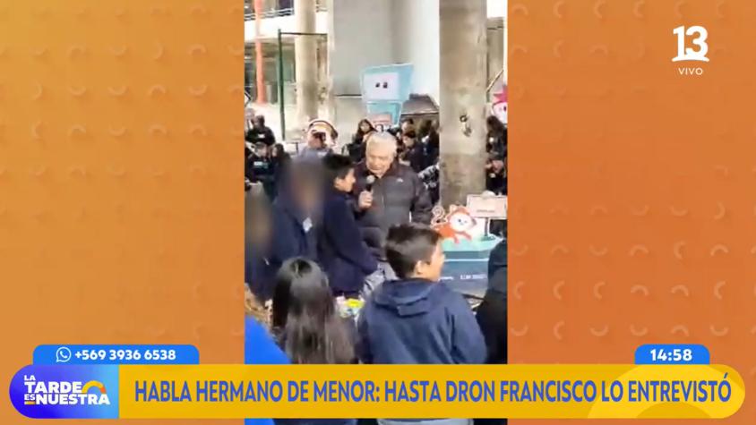 Video muestra al niño fallecido en la tragedia de Recoleta compartiendo con Don Francisco semanas antes del accidente