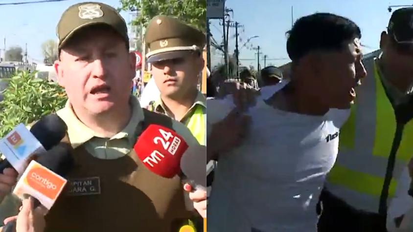 La elogiada respuesta de carabinero por justificación de detenido por tener patente falsa: "Siempre las excusas"