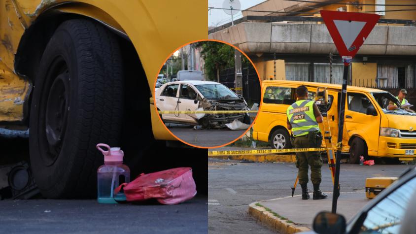 Hijo del conductor del furgón escolar entrega desgarrador testimonio tras choque provocado por delincuentes