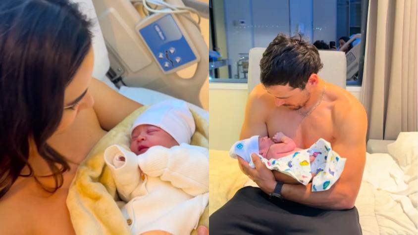Pangal Andrade retrata cómo fue su primera noche como padre de Alanna: "Tengo sueño"