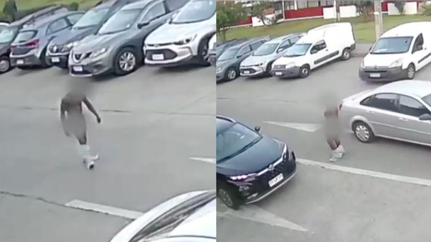 Impacto e Indignación en Ñuñoa: hombre se pasea desnudo fuera de colegios y jardines infantiles