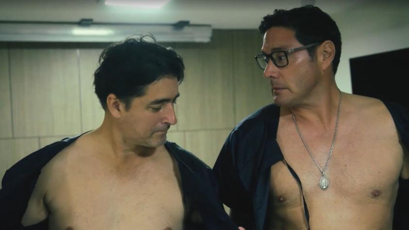 Pancho Saavedra y Jorge Zabaleta se desnudaron para consultar sobre íntimo procedimiento: "Y tan alto que eres..."