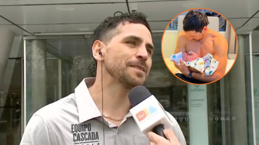 La divertida amenaza que lanzó Pangal Andrade tras convertirse en papá: "Me compraré una escopeta..."