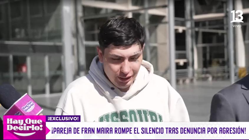 Revelan imágenes exclusivas del presunto agresor de Fran Maira saliendo del Centro de Justicia