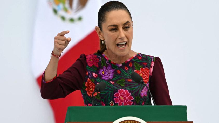 Impactante video del momento en que presidenta de México es manoseada y acosada: sujeto quedó preso 