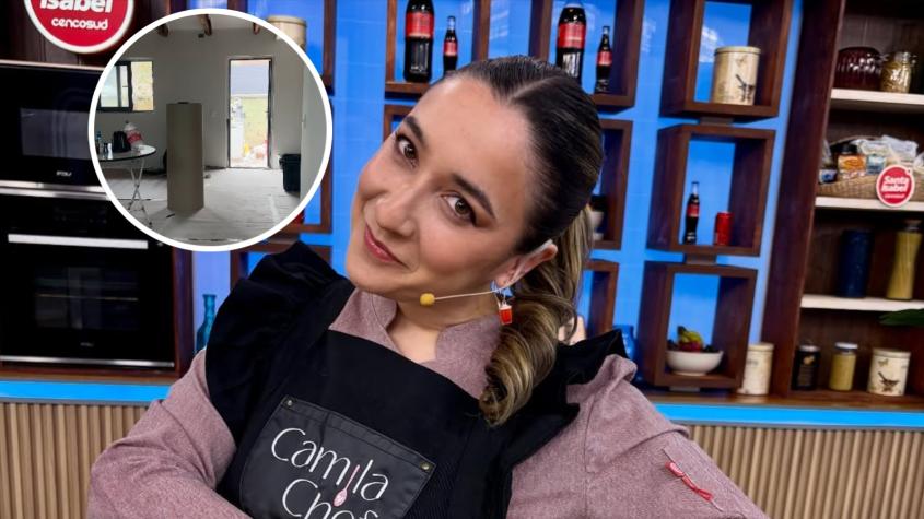 Cami Chef compró casa para remodelar y mostró increíble antes y después: "Estaba hecha bolsa"