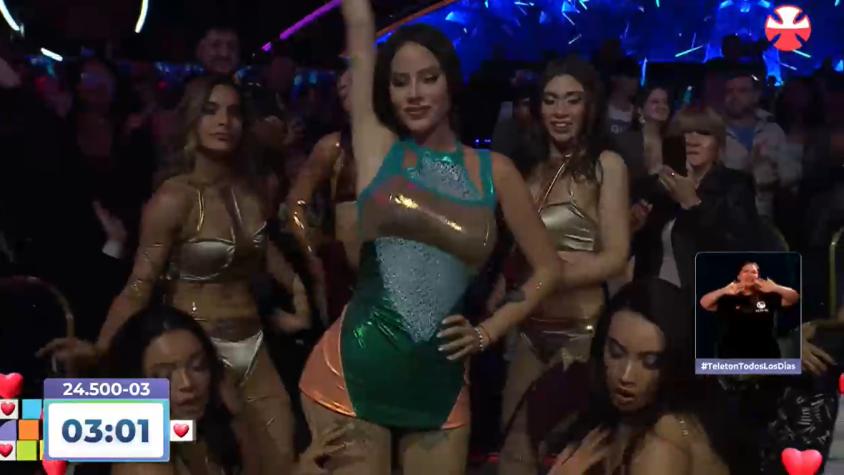 Ignacia Michelson se la jugó en la Teletón 2025 con sensual baile al ritmo de Shakira