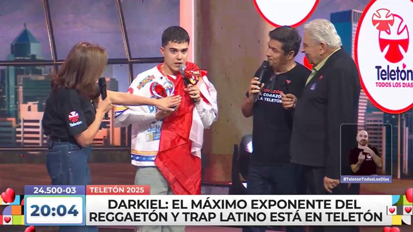 Darkiel se hace presente en Teletón 2025 y realiza millonaria donación a la cruzada solidaria