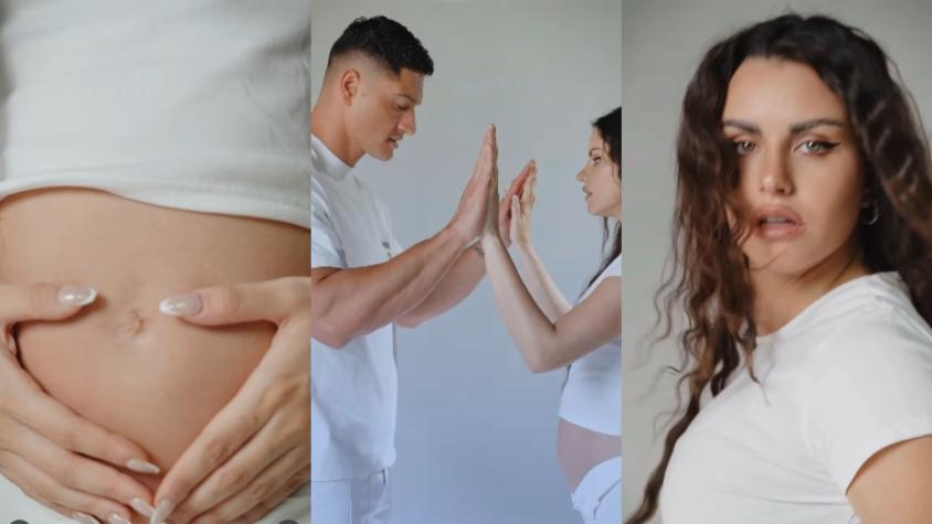 Con un artístico video: Emilia Dides y Sammis Reyes anuncian el sexo de su primer bebé
