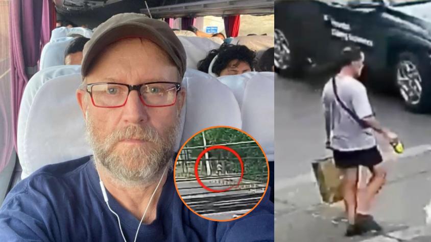 El alarmante video del presunto autor de crimen en La Reina: así actuó minutos después del hecho