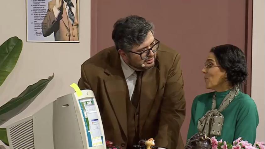El chascarro que protagonizó Luis Slimming en pleno sketch de "La Oficina": No pasó desapercibido 
