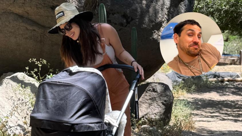 El motivo que llevó a Pangal a dejar Chile a días del nacimiento de su hija con Melina Noto