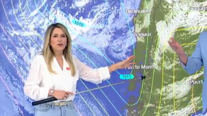Michelle Adam anuncia "tormentas eléctricas importantes" para esta región de Chile