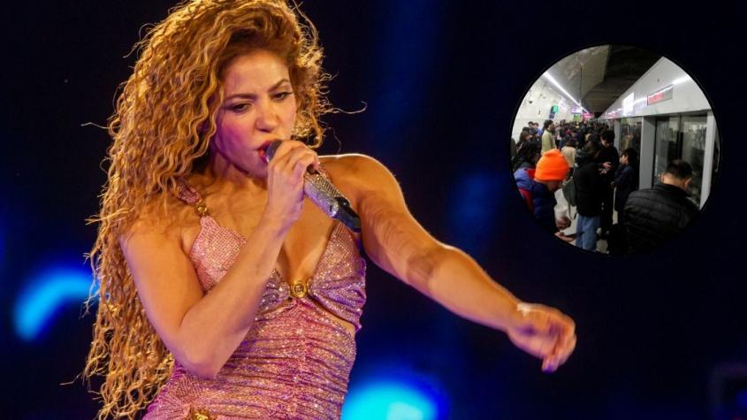 Metro anuncia extensión horaria por concierto de Shakira: Revisa qué estaciones y hasta qué hora
