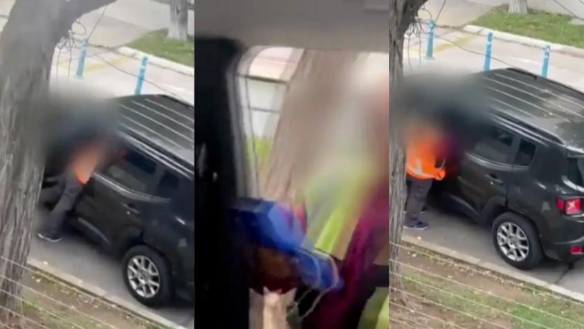 Video: Cuidadora de autos protagonizó agresión a conductora en Viña del Mar
