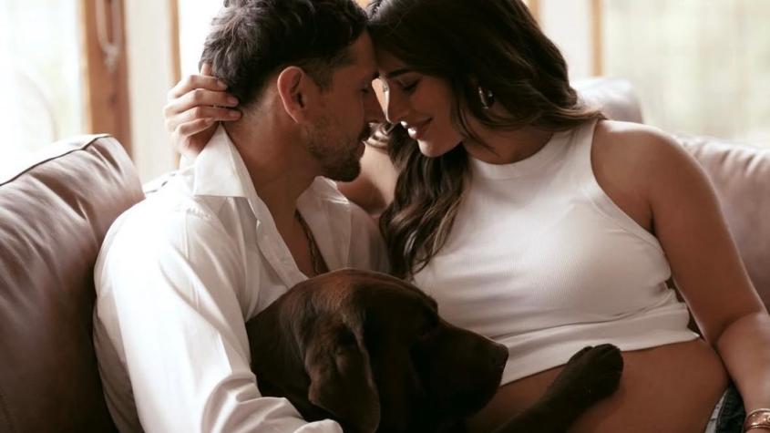 Así cuida Bagual a Alanna: el tierno vínculo entre el perro de Pangal Andrade y su hija con Meli Noto