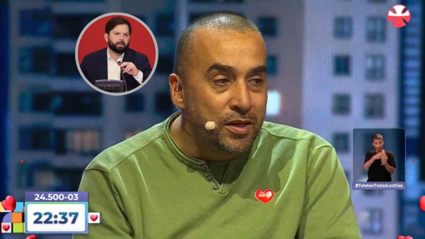 Expaciente Teletón le hizo importante petición al Presidente Gabriel Boric: "Tenemos harto que conversar"