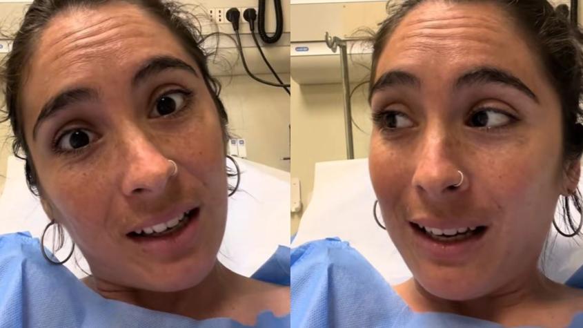 "Yo me dejé estar": Influencer chilena terminó con una costilla rota por una tos prolongada