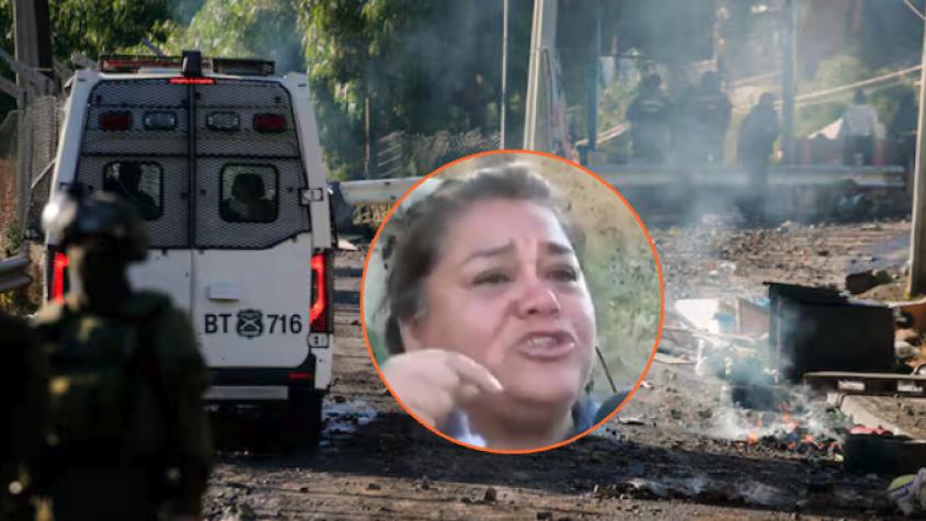 El desgarrador descargo de una mujer desalojada en Cerro 18: "Dónde vamos a pasar navidad con los niños"