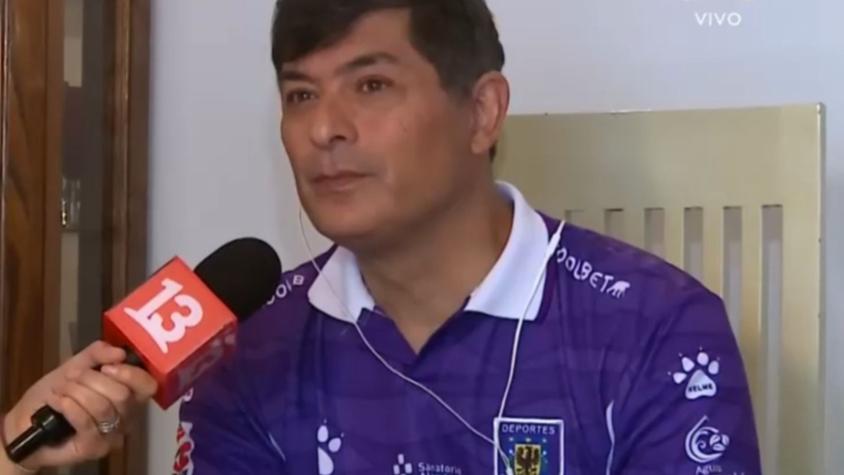 El llamativo look futbolero de Franco Parisi: tiene más de 20 camisetas