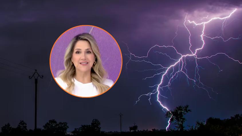 "No pasaba desde el 2012": Michelle Adam anuncia lluvias, granizos y tormentas eléctricas para este fin de semana