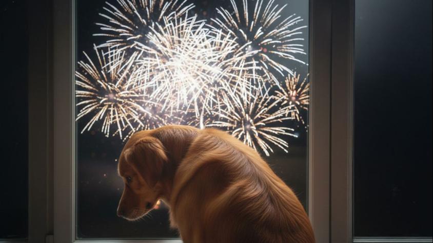 ¿Tu mascota sufre con los fuegos artificiales? Sigue estos 6 consejos clave para protegerla en Año Nuevo