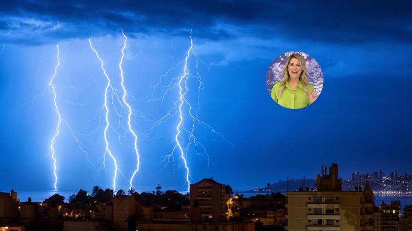 Michelle Adam pronostica tormentas eléctricas para ocho regiones de Chile: "Esto ha llamado la atención..."