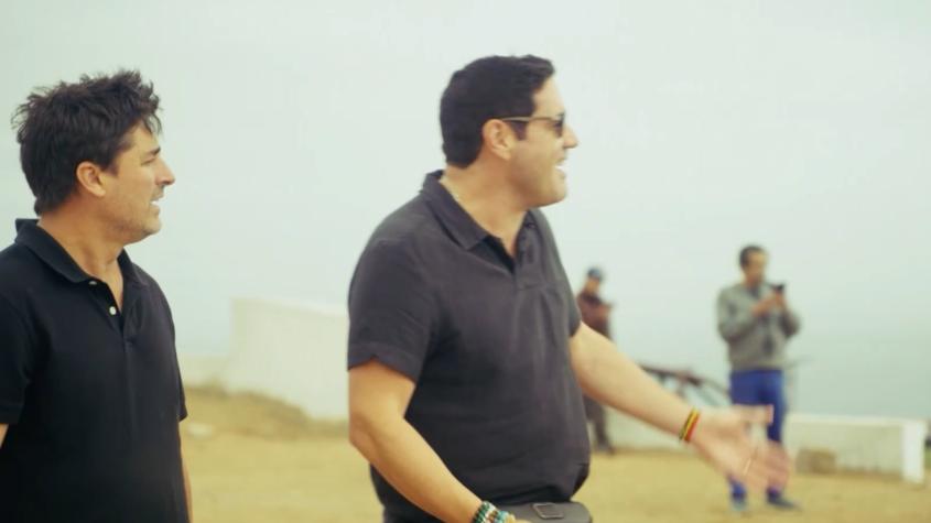 Pancho y Jorge se encontraron con reconocida cantante internacional en su visita en Perú