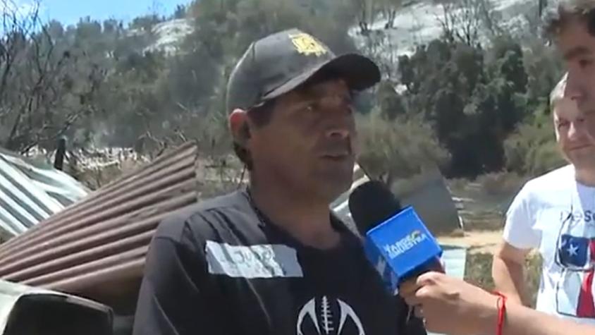 Afectado por incendio en San Pedro de Melipilla se emociona al recibir importante ayuda: "Es espectacular lo que están haciendo"