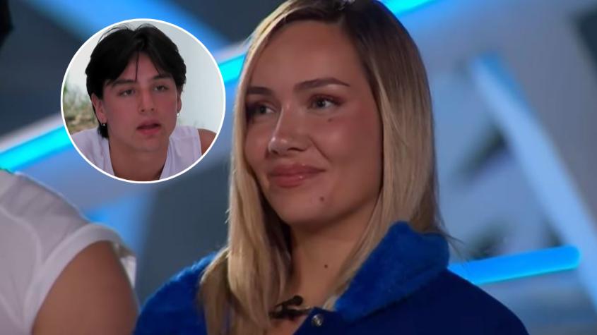 Alan Didier y Valentina Concha se escondieron de todos para discutir un polémico tema: "Tú eres la más fácil"