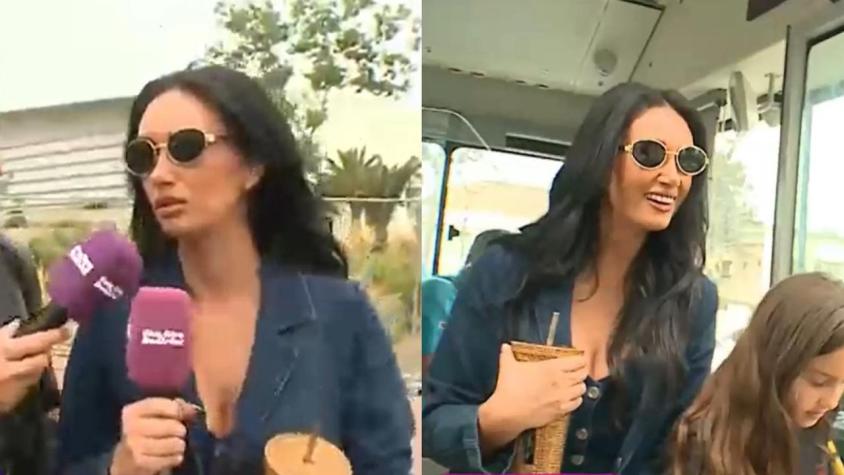 “¿Qué hago?”: los chascarros de Pamela Díaz camino a votar