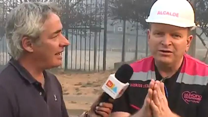 El desesperado llamado de ayuda del alcalde de Penco tras incendios forestales: "Se lo suplico"