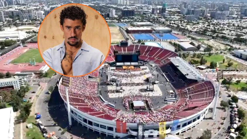 Vecino de Ñuñoa denuncia preocupante situación por concierto de Bad Bunny: "Son personas contratadas por la productora"