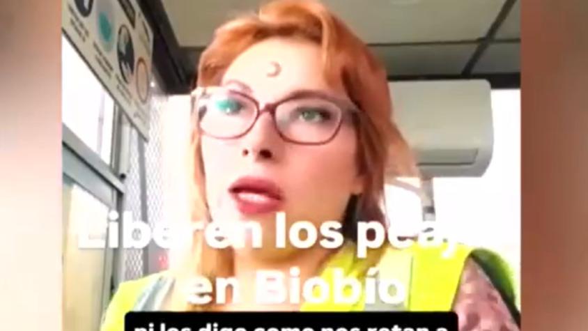 Cajera de peaje se quiebra por cobrar durante incendios forestales: "Lo más frustrante que me ha tocado vivir"