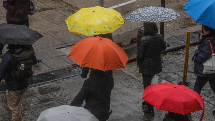 Pronostican lluvias y tormentas eléctricas en la zona central: revisa dónde y a qué hora se esperan las precipitaciones