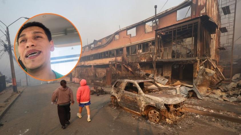 El desgarrador relato de joven que perdió a su padre en incendios de Lirquén: "Falleció acostadito con mi perrita"