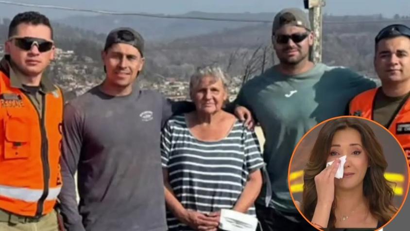 "Dios dio y Dios quitó": La historia de Eugenia, la madre del carabinero de Lirquén que emocionó a Priscilla Vargas