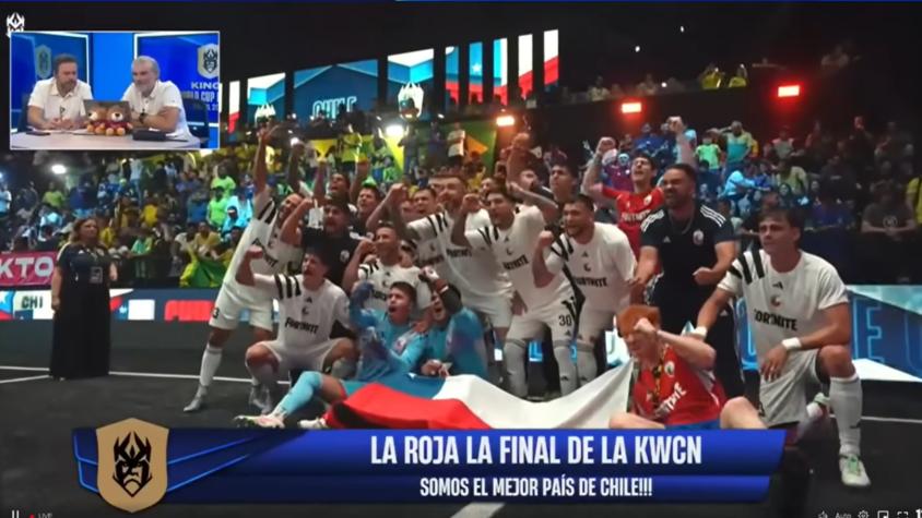 Histórico triunfo de Chile sobre España en semifinales de la Kings League tuvo alta sintonía en el 13