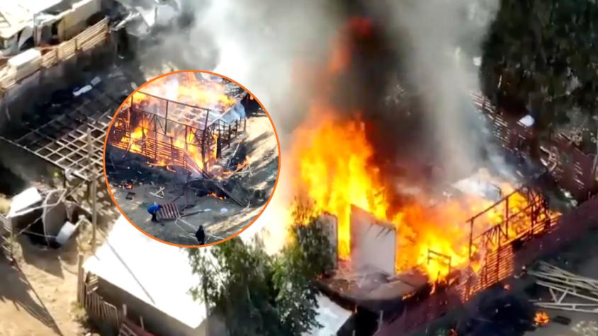 Incendio en megatoma de San Antonio: barricada en el sector habría provocado el siniestro