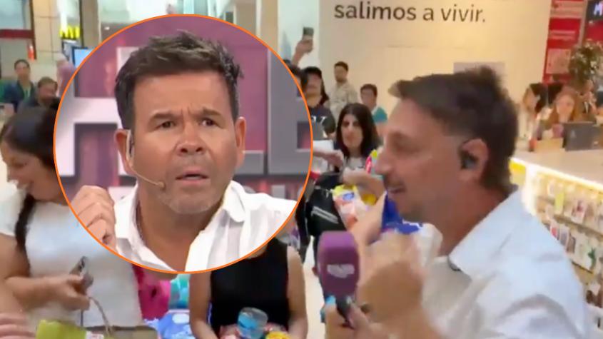 Conocido actor nacional llegó a centro de acopio por incendios y fue reconocido en vivo por Nacho Gutiérrez: "¿Él no trabajaba en la tele?"